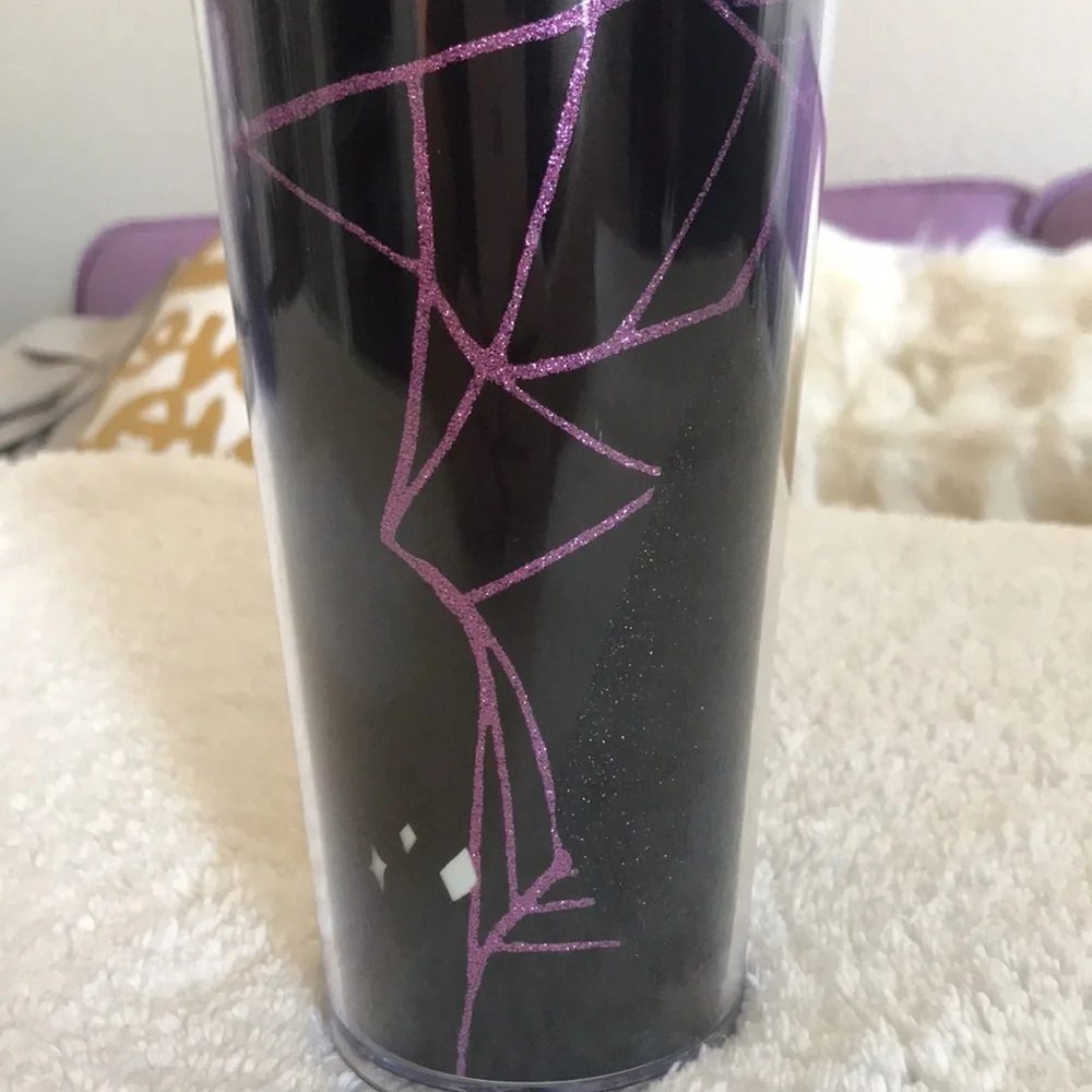 🐈‍⬛🐈‍⬛🐈‍⬛ Halloween Starbucks Black Sparkle Cat Tumbler